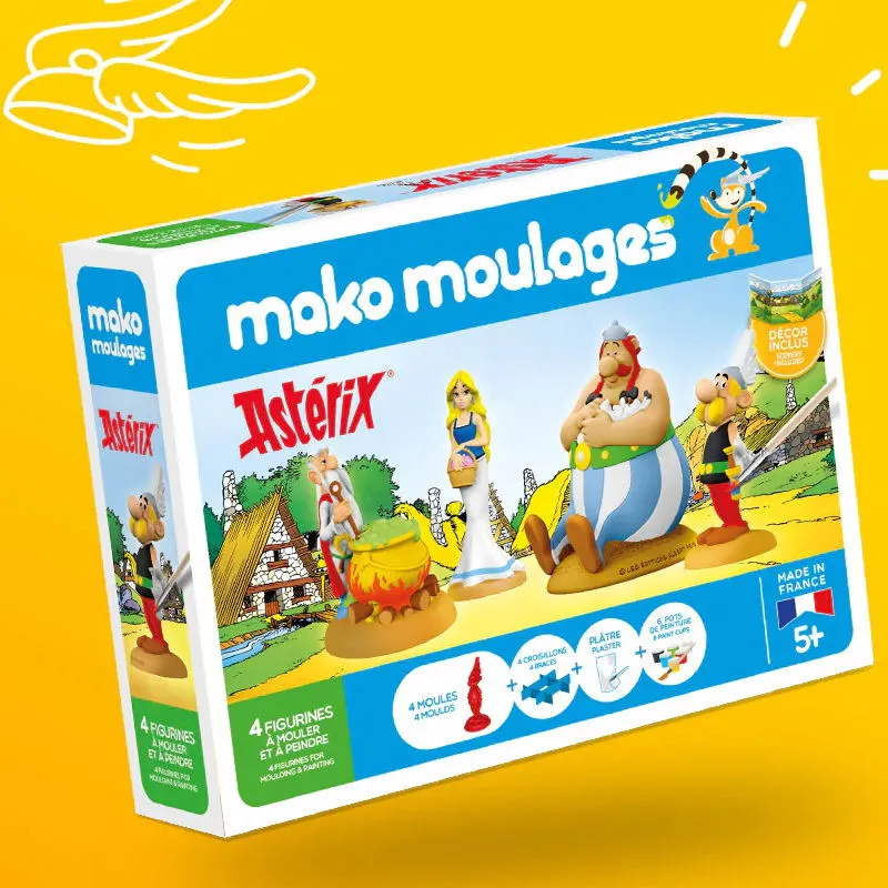 Mako Moulages "Astérix" coffret 4 moules 39089