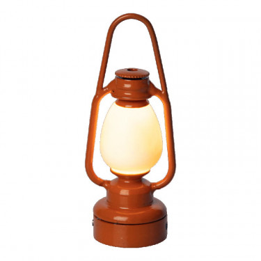 Lanterne vintage en métal orange pour souris Maileg