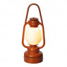 Lanterne vintage en métal orange pour souris Maileg