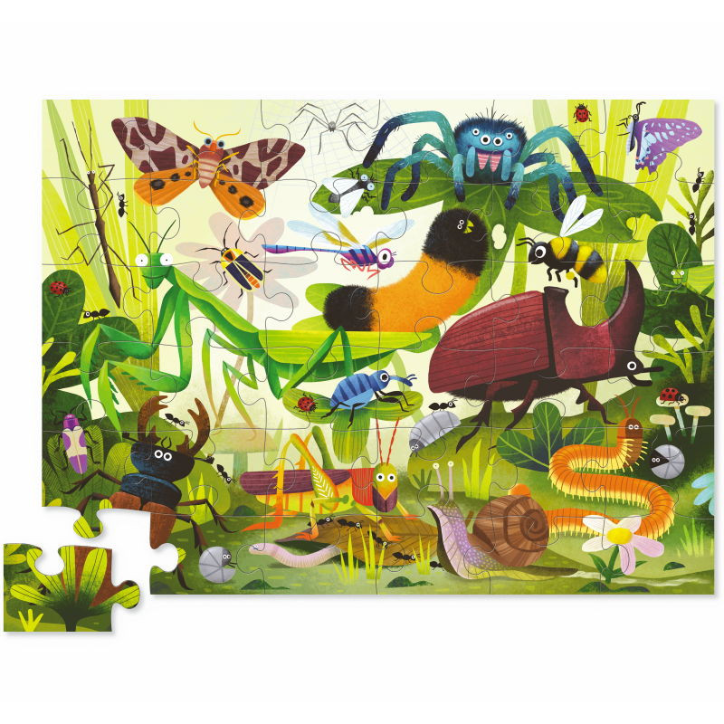 Puzzle enfant 4 ans - Puzzle 36 pièces DJECO, Cocodile Creek - Jouets et  Merveilles