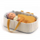 Couffin 'Blue lines' accessoire pour poupée POMEA de Djeco 7845
