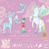 Kit figurines fées DIY "Monde féérique" DJECO 8008 Color. Assemble. Play