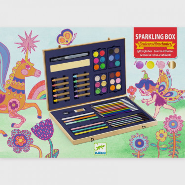 Grande boite de couleurs étincelantes "Sparkling Box" DJECO 9797