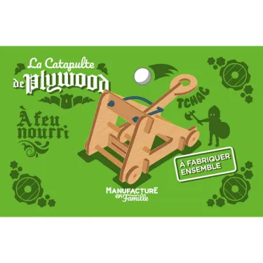 La catapulte de Plywood de Manufacture en Famille