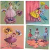 Dessin au pastel "Ballerines" DJECO 9381 inspired by Edgar Degas