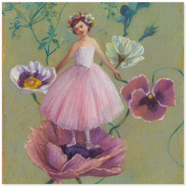 Dessin au pastel "Ballerines" DJECO 9381 inspired by Edgar Degas