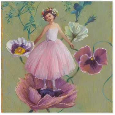 Dessin au pastel "Ballerines" DJECO 9381 inspired by Edgar Degas