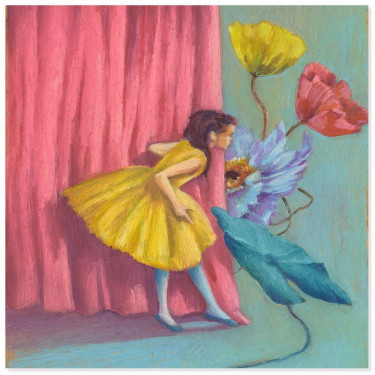 Dessin au pastel "Ballerines" DJECO 9381 inspired by Edgar Degas