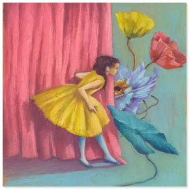 Dessin au pastel "Ballerines" DJECO 9381 inspired by Edgar Degas