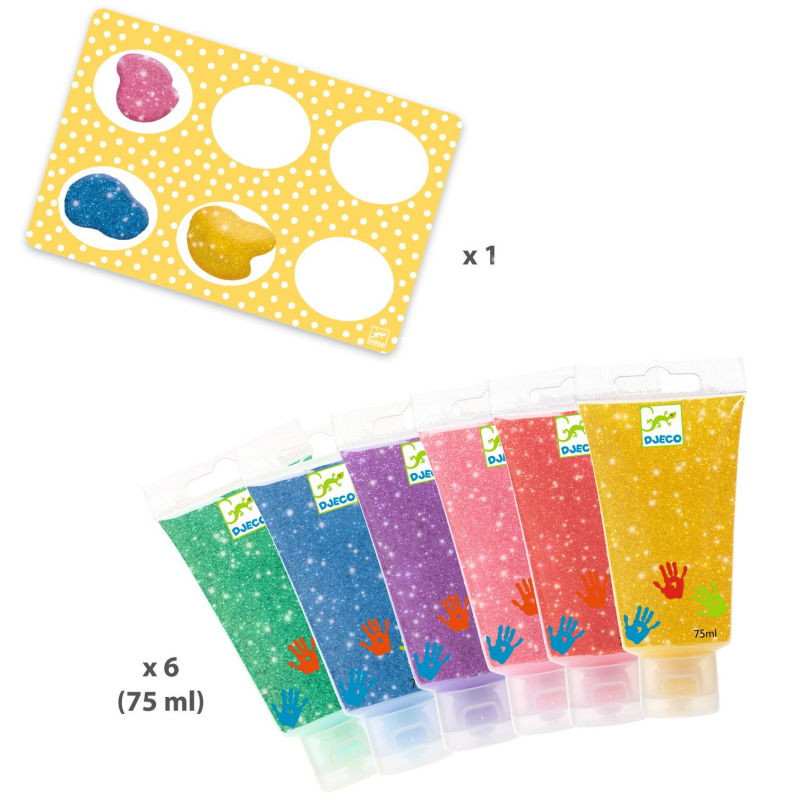 Peinture au Doigt Lavable pour Enfants 10 Couleurs Kit de Peinture Enfant Non  Toxique pour Bebe D'apprentissage Précoce Artisanat Cadeaux, 36ml/Tube :  : Jeux et Jouets