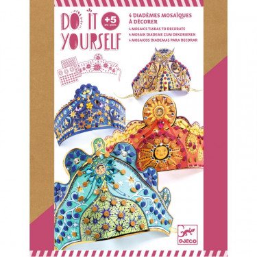 Diadèmes mosaïques à décorer "Enchanteresses" DIY DJECO 7909