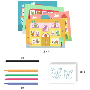 Coffret pour dessiner "Décalquer est un art" DJECO 9289