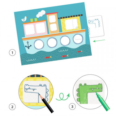 Coffret pour dessiner "Décalquer est un art" DJECO 9289