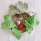 Doudou en coton bio "la carotte" The veggy toys
