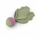 Doudou en coton bio "le navet rayé violet" The veggy toys