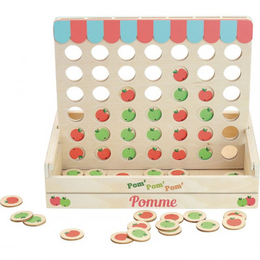 Jeu des 4 alignés "Pom pom pom" Ingela P. Arrhenius VILAC 7608