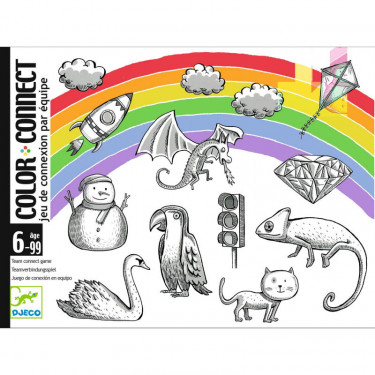 Color connect, jeu de cartes DJECO 5088