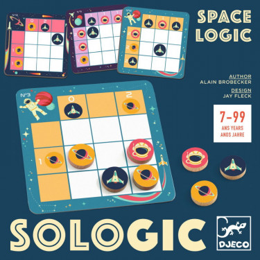 SPACE LOGIC Jeu Sologic de DJECO 8580