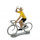 Figurine cycliste "assoiffé" maillot jaune _ Bernard & Eddy