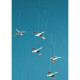 Mobile en papier "Cygnes nordiques" Flensted Mobiles