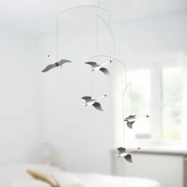 Mobile en papier "Cygnes nordiques" Flensted Mobiles