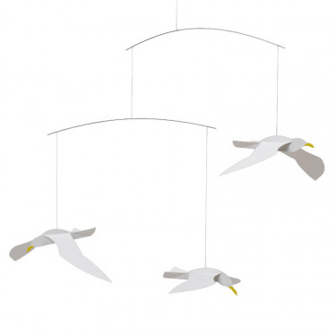 Mobile en papier "Mouettes de mer" Flensted Mobiles