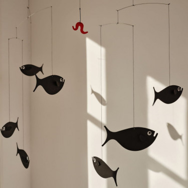 Mobile en papier "Banc de poissons" Flensted Mobiles