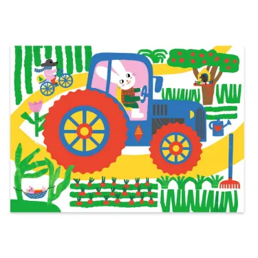Cartes à gratter des tout-petits 'Véhicules à découvrir' DJECO 0040