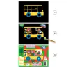 Cartes à gratter des tout-petits 'Véhicules à découvrir' DJECO 0040