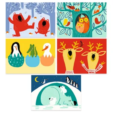 Cartes à gratter des tout-petits 'Animaux à découvrir' DJECO 0041