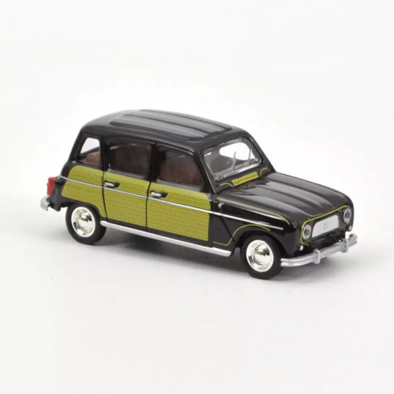 Renault 4L 'Parisienne' noire & jaune 1963 _ Norev 1/64