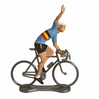 Figurine cycliste winner maillot Belgique _ Bernard & Eddy