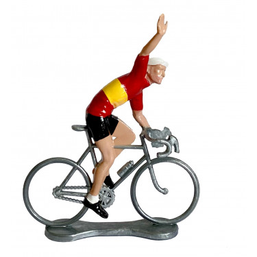 Figurine cycliste winner maillot Espagne _ Bernard & Eddy