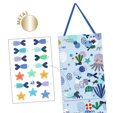 Toise en carton DJECO "Vie aquatique" DJECO 4050