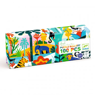 Puzzle gallery 100 pcs "Jungle" DJECO 7619