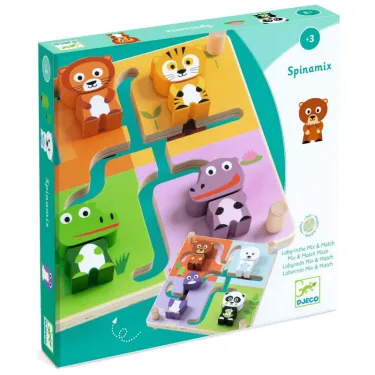 Jeu de labyrinthe en bois "Spinamix" DJECO 1611