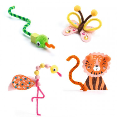 Boîte à créer pour enfant "Animaux de la jungle" DJECO 9016