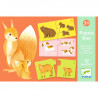12 puzzles duo "Mamans et bébés animaux" DJECO 8197