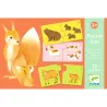 12 puzzles duo "Mamans et bébés animaux" DJECO 8197