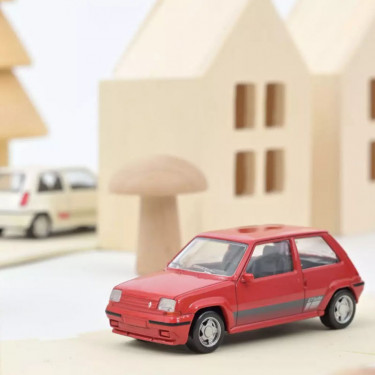 Renault SuperCinq GT Turbo phase 2 1988 rouge Norev 1-43ème