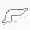 Circuit automobile _ Imola _ décoration murale bois naturel