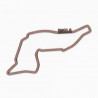 Circuit automobile _ Imola _ décoration murale bois naturel