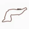 Circuit automobile _ Imola _ décoration murale bois naturel