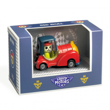 Red Skull Voiture Crazy Motors DJECO 5470