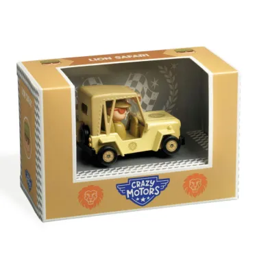 Lion Safari Voiture Crazy Motors DJECO 5480