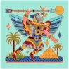 Coloriages brillants "Guerriers animaux" DJECO 9697