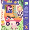 Cartes à gratter duo color "Drôles de maisons" DJECO 9713