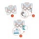 4 masques à métalliser "Super robots" DIY DJECO 7924