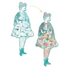 4 coloriages mode "Rebekka & ses amies" Les demoiselles DJECO 9545