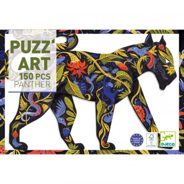 Puzzle Puzz'Art Panthère 150 pcs DJECO 7659